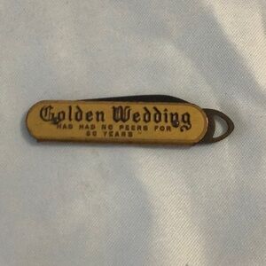 Golden Wedding Jack Knife.